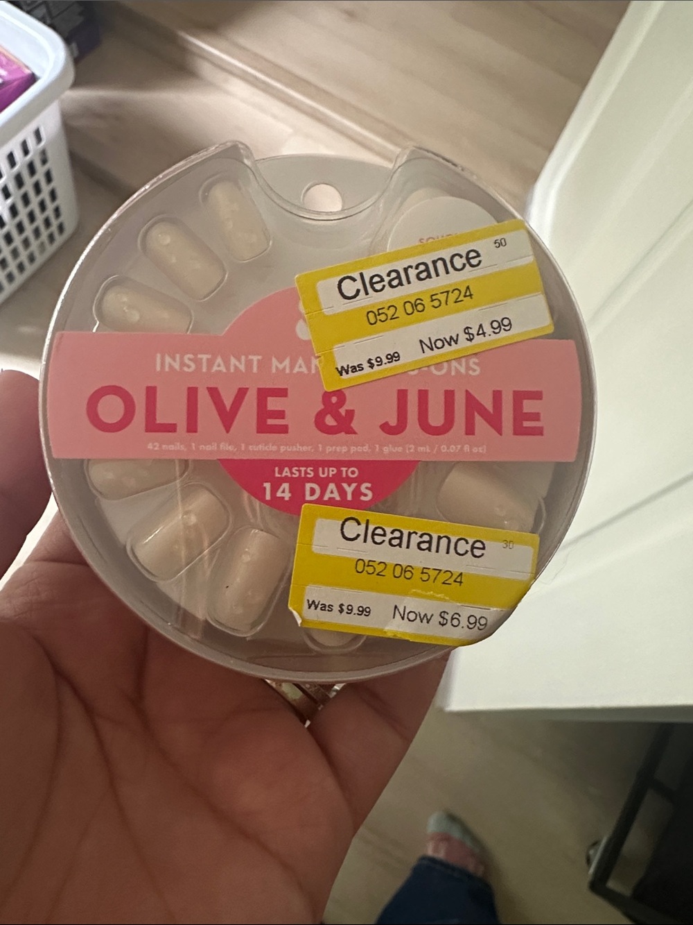 Nude Instant Manicure Nail Set